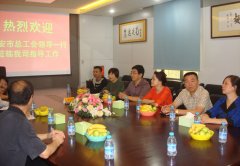 福安市总工会领导一行莅临鹭达眼镜视察工作[