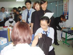 鹭达眼镜工会组织员工身体健康检查[2014-12-1]