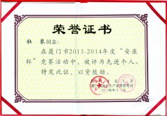 保健所副所长杜琴荣获“‘安康杯’先进个人”