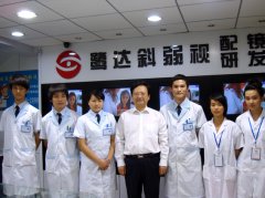  2009年9月8日陕西省副省长景俊海再次到鹭达验配