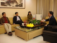 厦门市副市长张灿民莅临我司指导工作[2012-1-3]