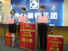 鹭达眼镜举办2012年业绩PK赛颁奖仪式[2012-12-17]