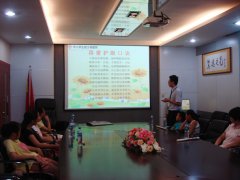 沙坡尾社区、下沃社区青少年参观中小学生视力