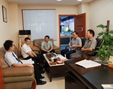 厦门市思明区工商局副局长林永建一行莅临鹭达