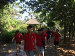 鹭达眼镜组织各连锁店助理户外拓展活动2015-6-17